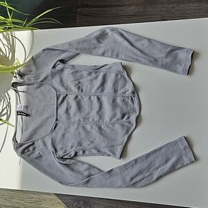 H&M Corset Grey Long sleeve